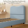 Jojoka Modern Bed Frame Upholstered in Soft Boucle Fabric, Sturdy Wooden Slats, No Gap Headboard, Easy Assembly, No Box Spring Needed - 3 of 4