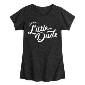 Girls' - Instant Message - Script Mamas Little Dude Fitted Short Sleeve Graphic T-Shirt - 1 of 4