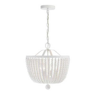 Crystorama Lighting Rylee 4 - Light Chandelier in  Matte White