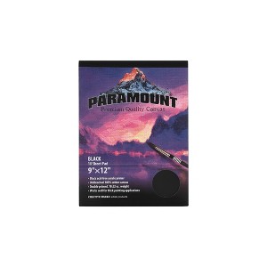 Paramount Universal Primed Premium Cotton Canvas 10 Sheet Pads - Universal Double Primed Cotton Canvas Pads for Students, Drawing, Painting, Travel, & - 1 of 4
