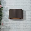 Minka Lavery Modern Outdoor Wall Light Fixture Dorian Bronze LED Dark Sky 4 3/4" for Post Exterior Barn House Porch Yard Patio - 2 of 2