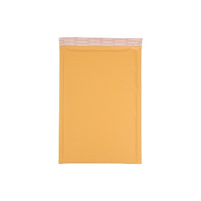 JAM Paper Bubble Lite Padded Mailers Size 3 8 1/2" x 13" Brown Kraft 1323268