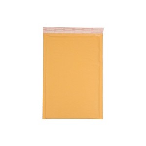 JAM Paper Bubble Lite Padded Mailers Size 3 8 1/2" x 13" Brown Kraft 1323268 - 1 of 4
