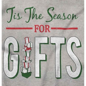 Christmas Tis The Season Presents Graphic T Shirt Men or Women Brisco Brands - 1 of 4