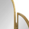 28"x28" Amoli Tripod Arch Mirror Gold - Kate & Laurel All Things Decor: Modern Style, Wall Mounted, No Assembly Required - 2 of 4