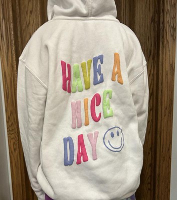 Girls Oversized Fleece Graphic Pullover Sweatshirt Art Class