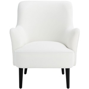 Arlyss Accent Chair - ACH4010B - White - Safavieh - 1 of 4
