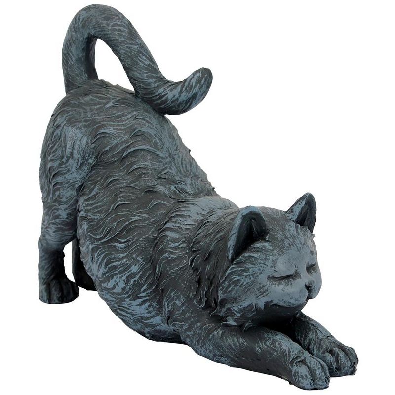 Design Toscano Playful Cat Stretching Statue - Gray, 2 of 7