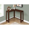 Contemporary Corner Accent Console Table for Entryway, Living Room & Bedroom - 2 of 4