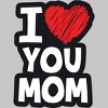 Men's Design By Humans I Love You Mom Heart By solon2020 T-Shirt - 2 of 2