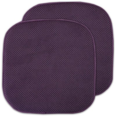Honeycomb Memory Foam No Slip Back 16" x 16" Chair Pad Cushion by Sweet Home Collection®