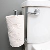 iDESIGN Classico Metal Toilet Paper Reserve Over the Tank Tissue Organizer White - 4 of 4