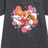 - Paw Patrol - Skye Conversation Hearts Graphic Short Sleeve Fleece Dress - 2 of 4
