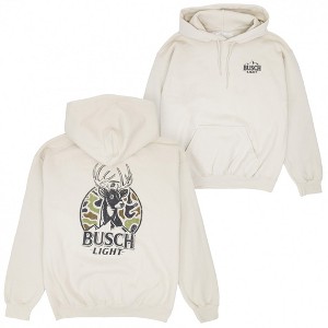 Mens Busch Light Deer Hunting Camo Logo Hoodie - 1 of 4