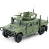 HUMVEE 4-CT Military Vehicle Olive Green with Alternative Tops 1/64 Diecast Model Car by BM Creations - 4 of 4