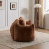 Faux Fur Giant Bean Bag Couch with Memory Foam Filling, Fluffy Loveseat Lounge Chair for Living Room or Reading Nook-Baofuwish - 3 of 4