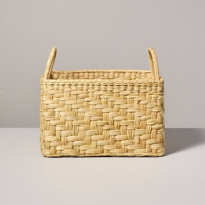 Rectangular Woven Storage Basket - Hearth & Hand™ with Magnolia