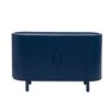 Storage Sideboard U-Shaped Curved Design Light Luxury Sideboard With Adjustable Shelves & 4 Doors, 220lbs Load Capacity - 3 of 4