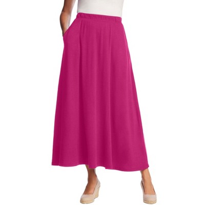 Woman Within Plus Size 7-Day Maxi Skirt