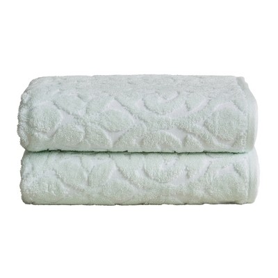 Cotton Floral Jacquard Quick-Dry Towel Set - Great Bay Home