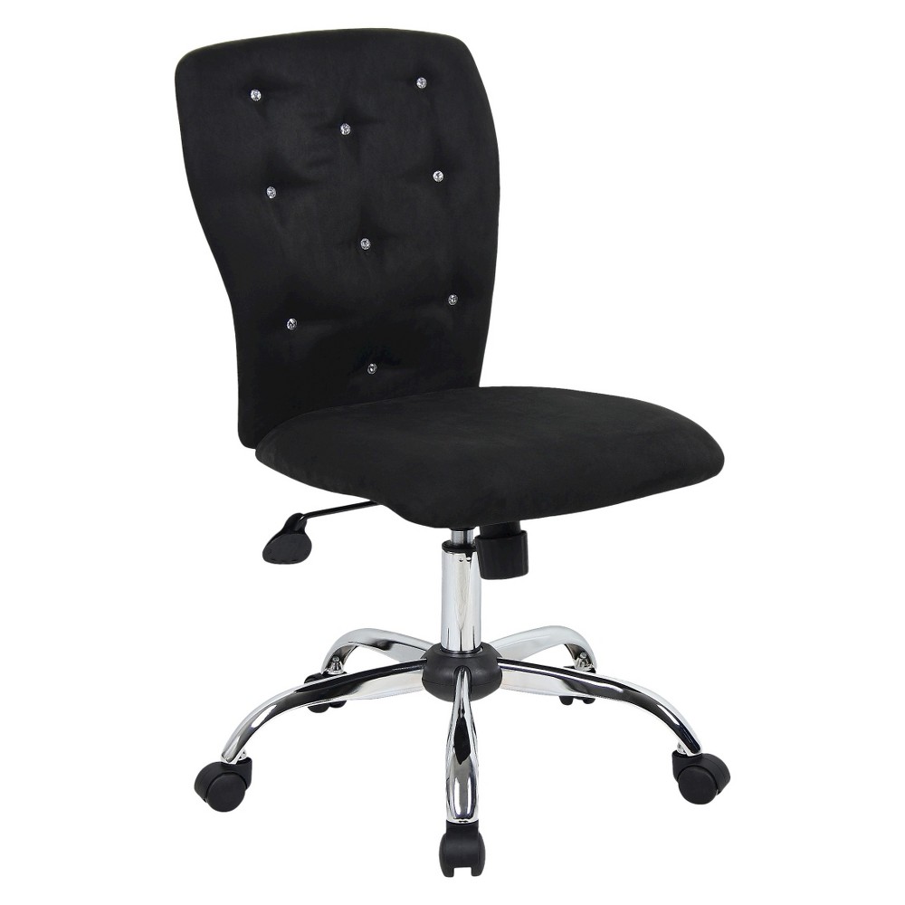Photos - Computer Chair BOSS Microfiber Task Chair with Tufting - Black 