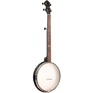Gold Tone AC-12 12" Fretless 5-String Openback Banjo Matte Black - 1 of 4