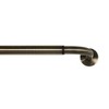 Versailles Privacy Wraparound Rod Set 28/48" Antique Brass - 2 of 3