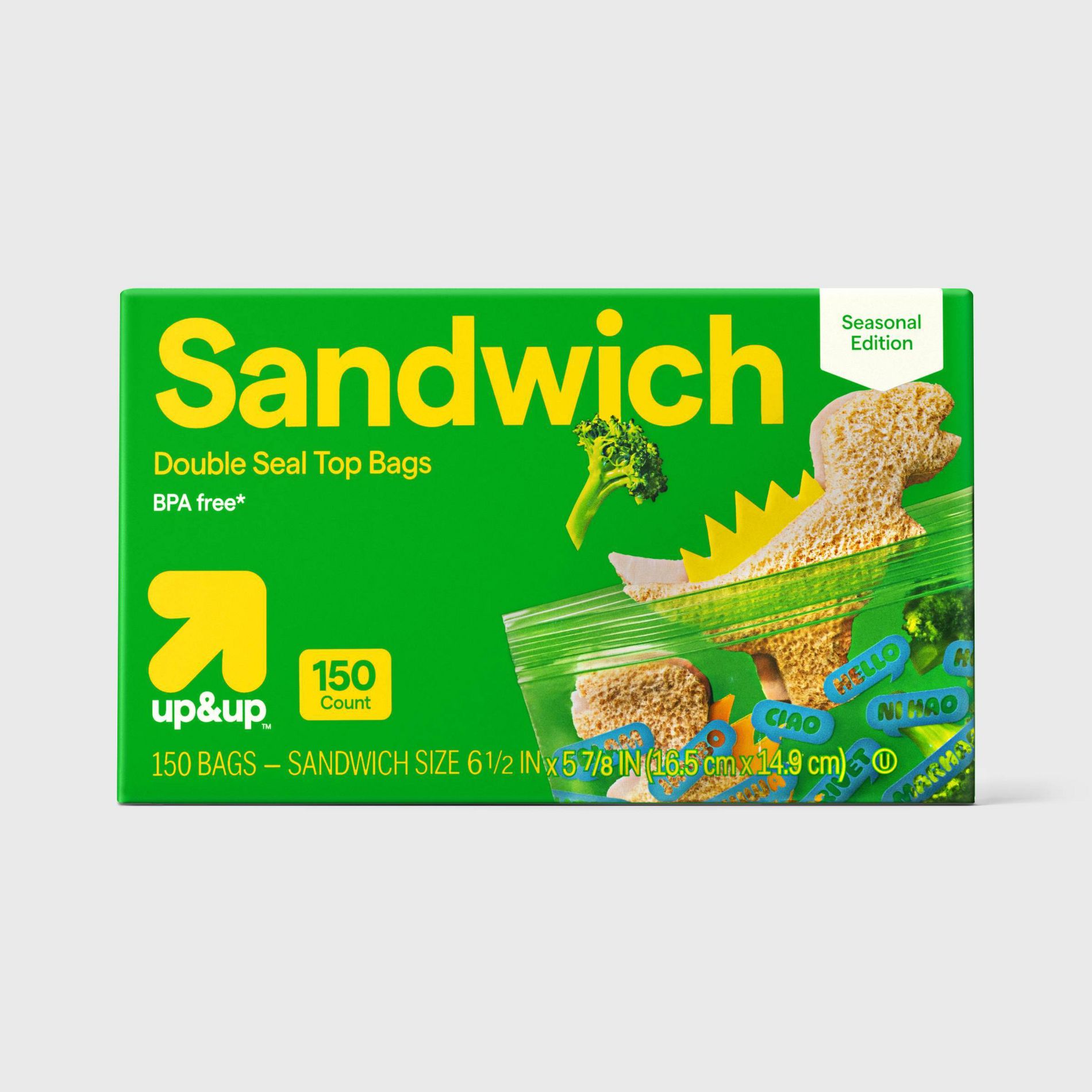 Sandwich Storage Bags BTS Print - 150ct - up&up™