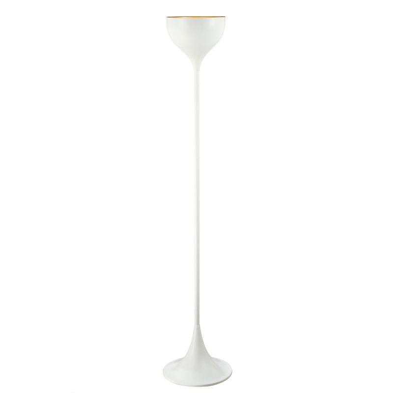 69.5&#34; Metal Joyce Floor Lamp (Includes LED Light Bulb) White - JONATHAN Y, 1 of 6