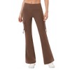 Clearlove Women's Stretchy Wide Leg High Waist Bell Bottom Pants - 2 of 4