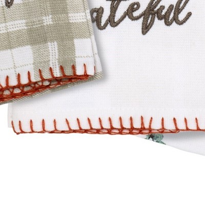 Grateful Patch Fall Cotton Kitchen Towel Set, 3-Piece
