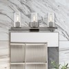 Livex Lighting Clarion 3 - Light Vanity in  Black Chrome - 4 of 4