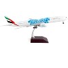 Boeing 777-300ER Commercial Aircraft White with Blue Graphics "Gemini 200" Series 1/200 Diecast Model Airplane by GeminiJets - 3 of 3