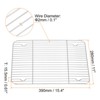 Unique Bargains Stainless Steel Cooling Roasting Baking Grill Net 1 Pc - 2 of 4