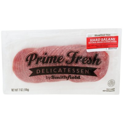 Prime Fresh Hard Salami Slices - 7oz