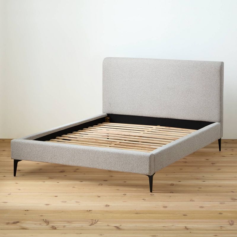 Dillon Modern Upholstered Bed with Metal Legs - New Heights, 1 of 9