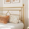 Allewie Metal Platform Bed Frame with Victorian Vintage Headboard and Footboard/Mattress Foundation/Under Bed Storage/No Box Spring Needed/Noise-Free/Easy Assembly - 4 of 4