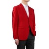 Cloudstyle Men's Slim Fit Blazer 2 Button Business Casual Suit Jacket Formal Coat - 3 of 4