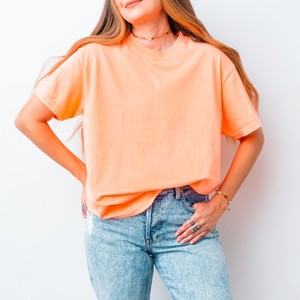 Womens Garment Dyed T-Shirt - 1 of 4