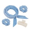 Anna-Kaci Plush Heatless Curling Headband Set with Scrunchies for Soft, Damage-Free Curls - 4 of 4