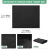 Unique Bargains Waterproof Felt Outdoor Storage Shed Flooring Mat Gray 1 Pc - 3 of 4