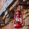 Feuerhand Outdoor Kerosene Fuel Lantern, German Made Weather Resistant Baby Special 276 Galvanized Hurricane Lamp for Camping or Patio, 10 Inches - 2 of 4