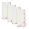 Saro Lifestyle Scalloped Hem Napkin (Set of 4) - 2 of 4