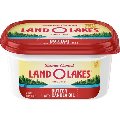 Land O Lakes Butter with Canola Oil - 24oz