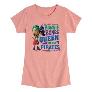 Girls' - Santiago of the Seas - Bonnie Bones Queen of the Pirates Fitted Short Sleeve Graphic T-Shirt - 1 of 4