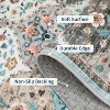 coucheta Washable Vintage Area Rugs, Non-Slip Stain-Resistant Ultra-Soft Low Pile Carpet, Easy to Clean Indoor Rugs, for Office, Bedroom, Living Room - 2 of 4