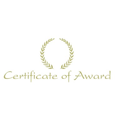Hammond And Stephens Certificate of Award Embossed Award, 11 x 8-1/2 inches, Gold Foil, pk of 25