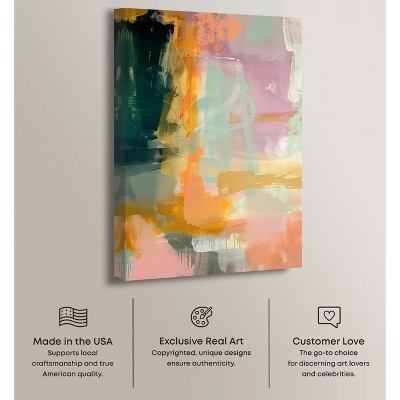 Mani Dida Colorful Abstract Canvas Wall Art, 10" x 15"