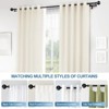Urbanest Steel Ball Manhattan 1-inch 3-4 inch Double Drapery Curtain Window Rod Set - 3 of 4