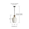 Capital Lighting Destin 1 - Light Pendant in  Dark Pewter - 3 of 4